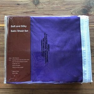 Soft & Silky Satin Twin Sheet Set